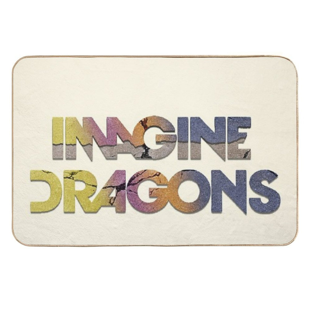 Imagine Dragons Cracks  Repositionable Bath Mat