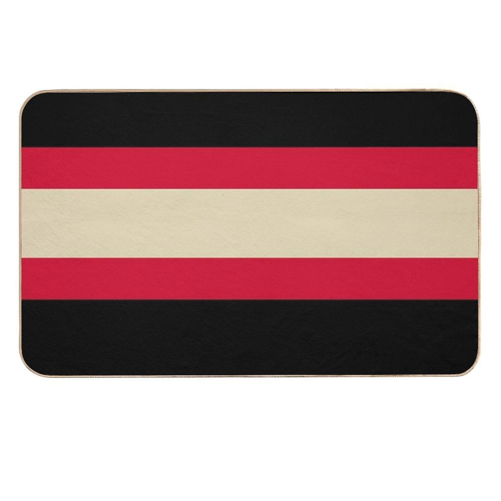Chicago Blackhawks Retro Stripes Durable Bath Mat
