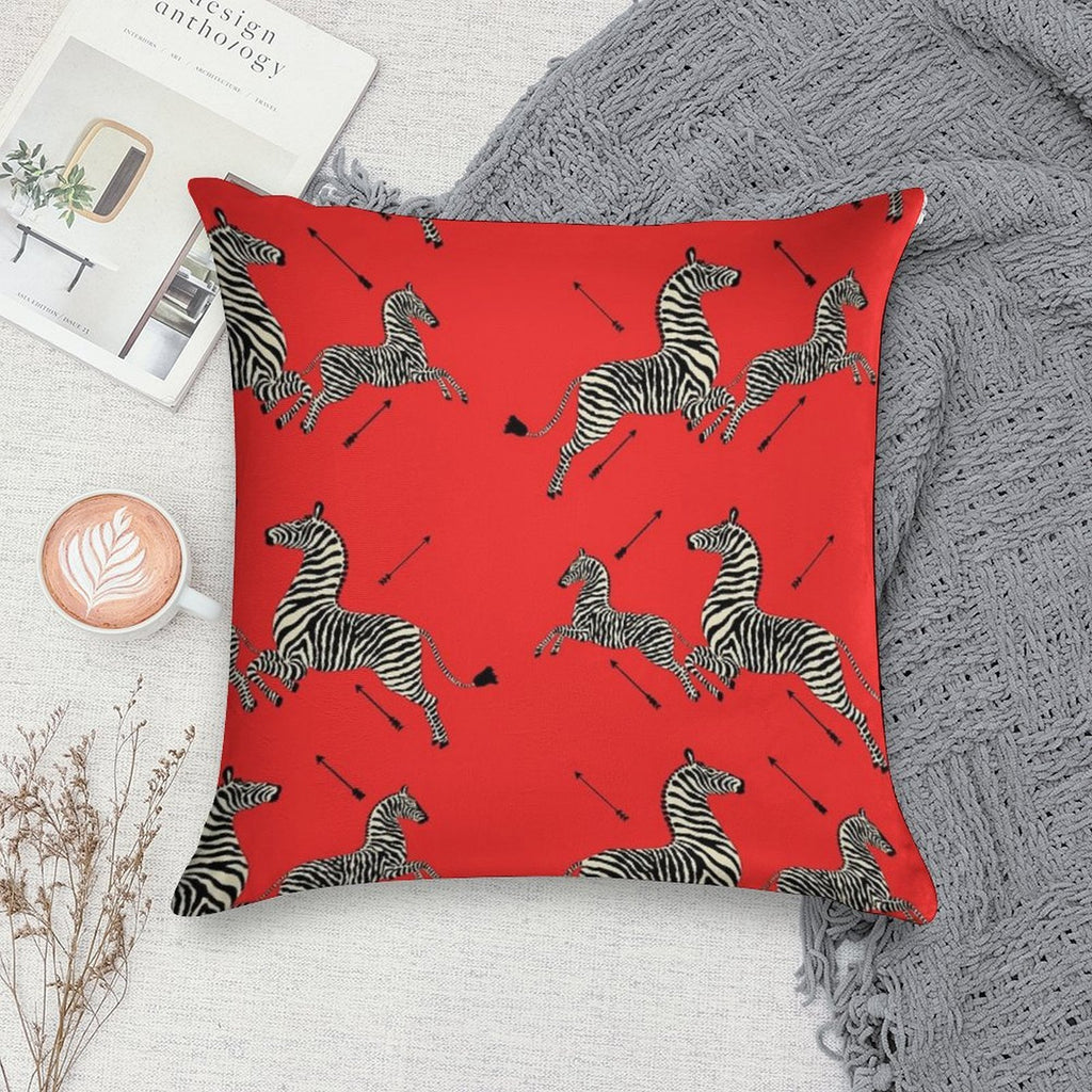 The Tenenbaums Zebra! Soft Bedroom Essential Throw Pillow