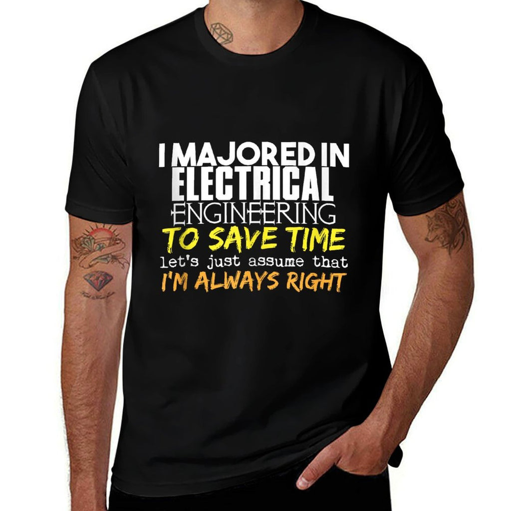 Electrical Engineering Major Gift for Back to School Gift  Moisture-wicking T-Shirt