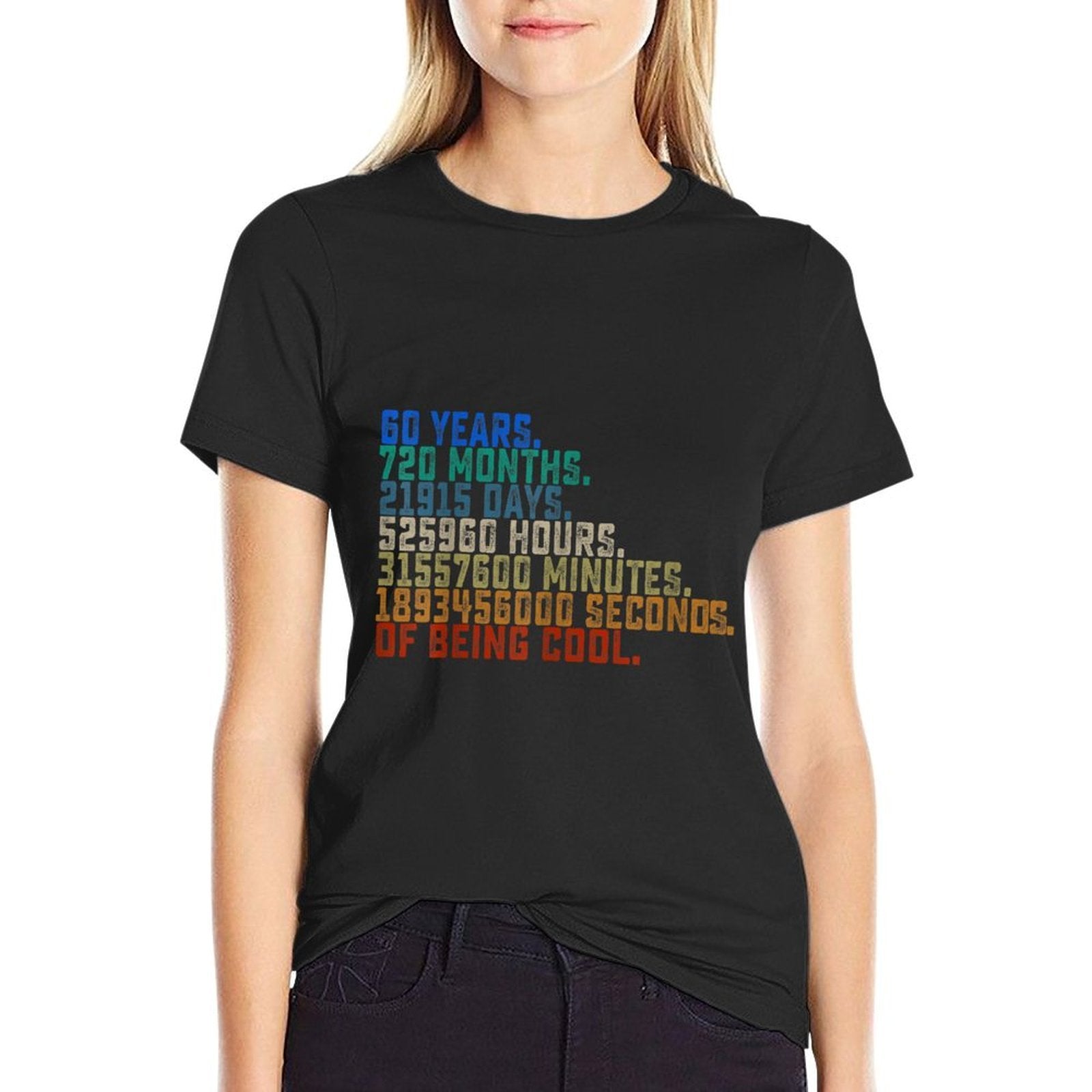 60th Birthday Gift Vintage Retro 60 Years Being Cool  Relaxed-fit T-Shirt