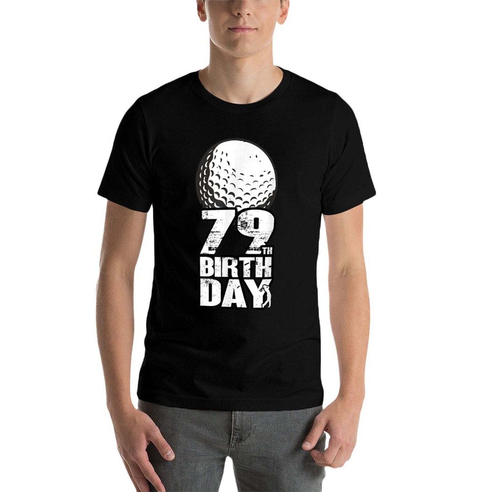 79 Years Old Golf Golfing Golfer 30th Birthday  Cotton T-Shirt