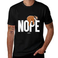 Men Nope Sloth  Stretchy T-Shirt