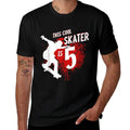 Kids 5th Birthday Skateboard - This Cool Skater 5 Year Old  Quick-drying T-Shirt