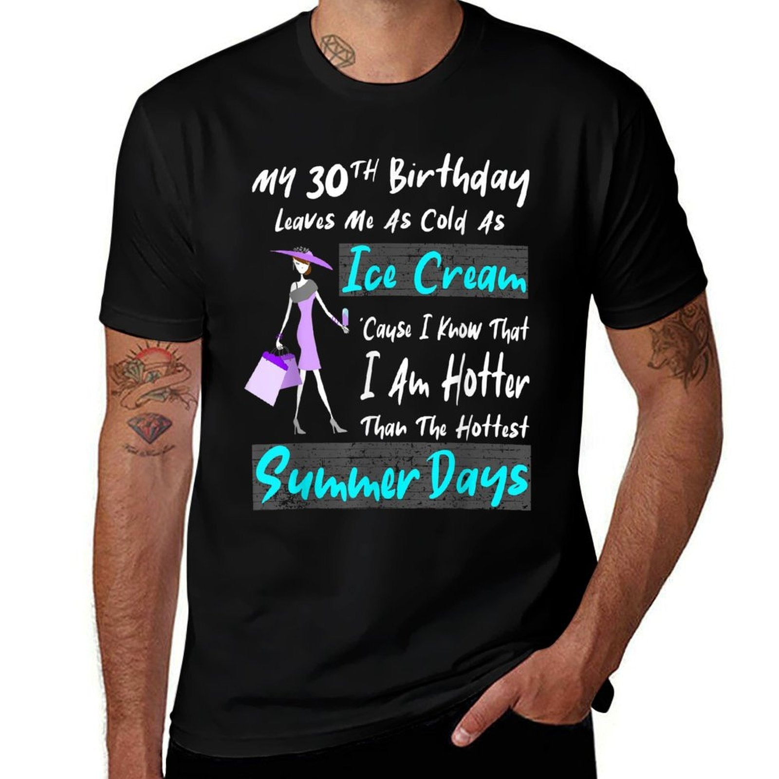 30 Years Old – Funny And Fabulous 1991 - 30th Birthday  Moisture-wicking T-Shirt