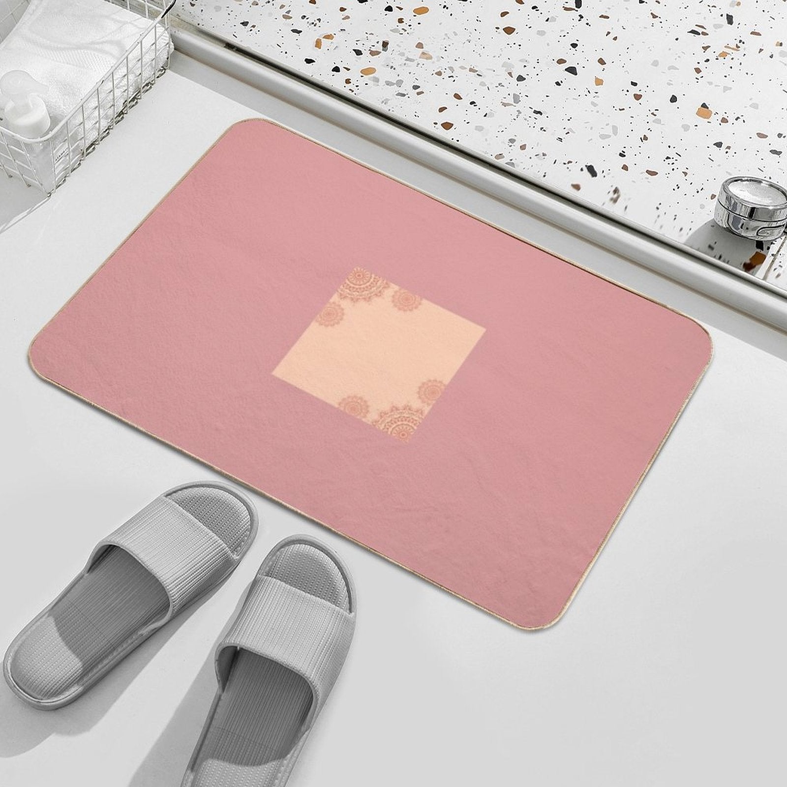 Mandala  Fade-Resistant Bath Mat