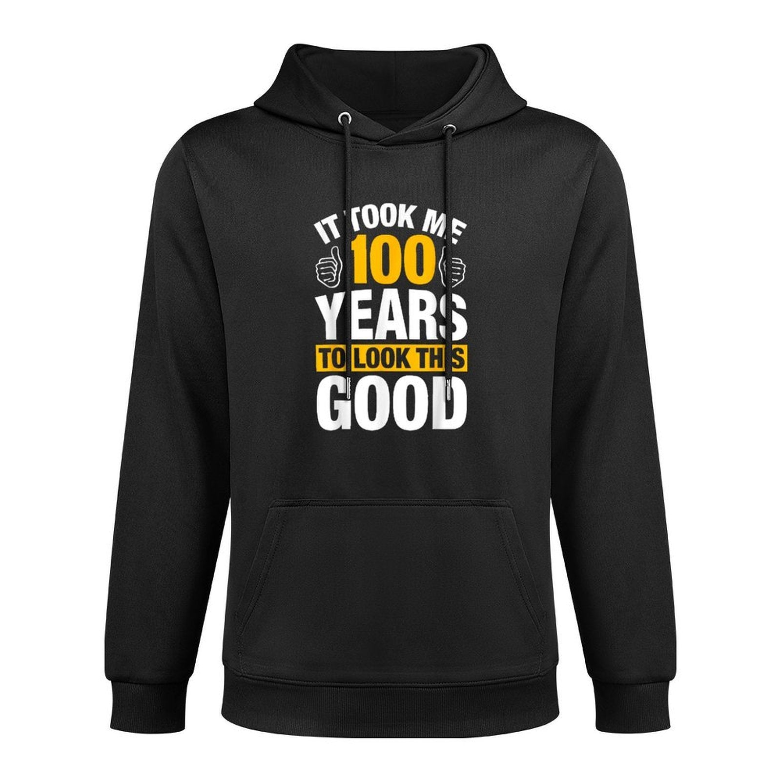 100th Birthday Design Cool 100 Years Old 100th Birthday Easy Care Hoodie