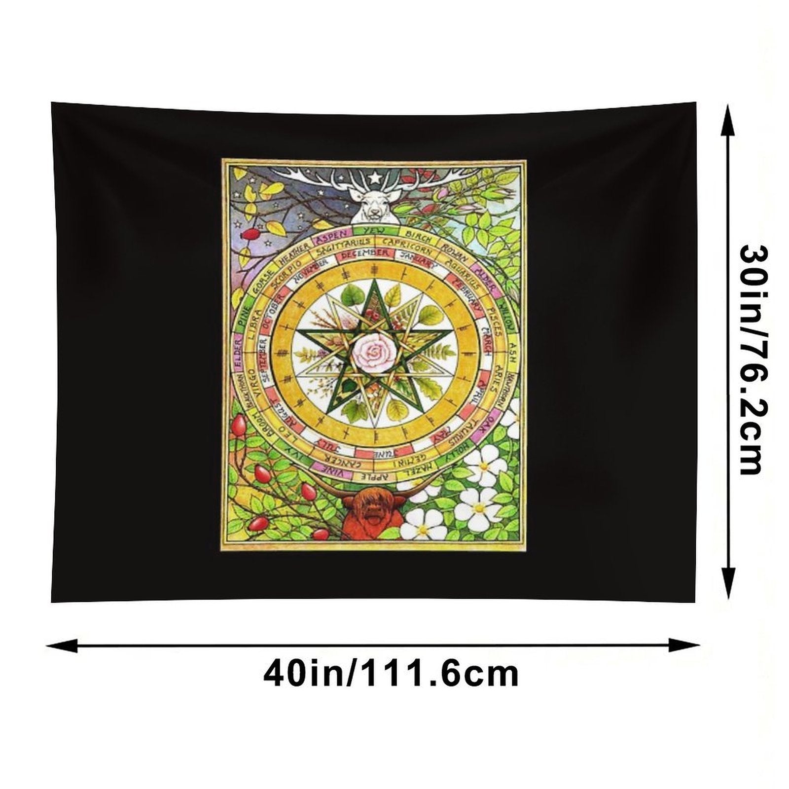 The Ogham Grove (full Colour) Tapestry