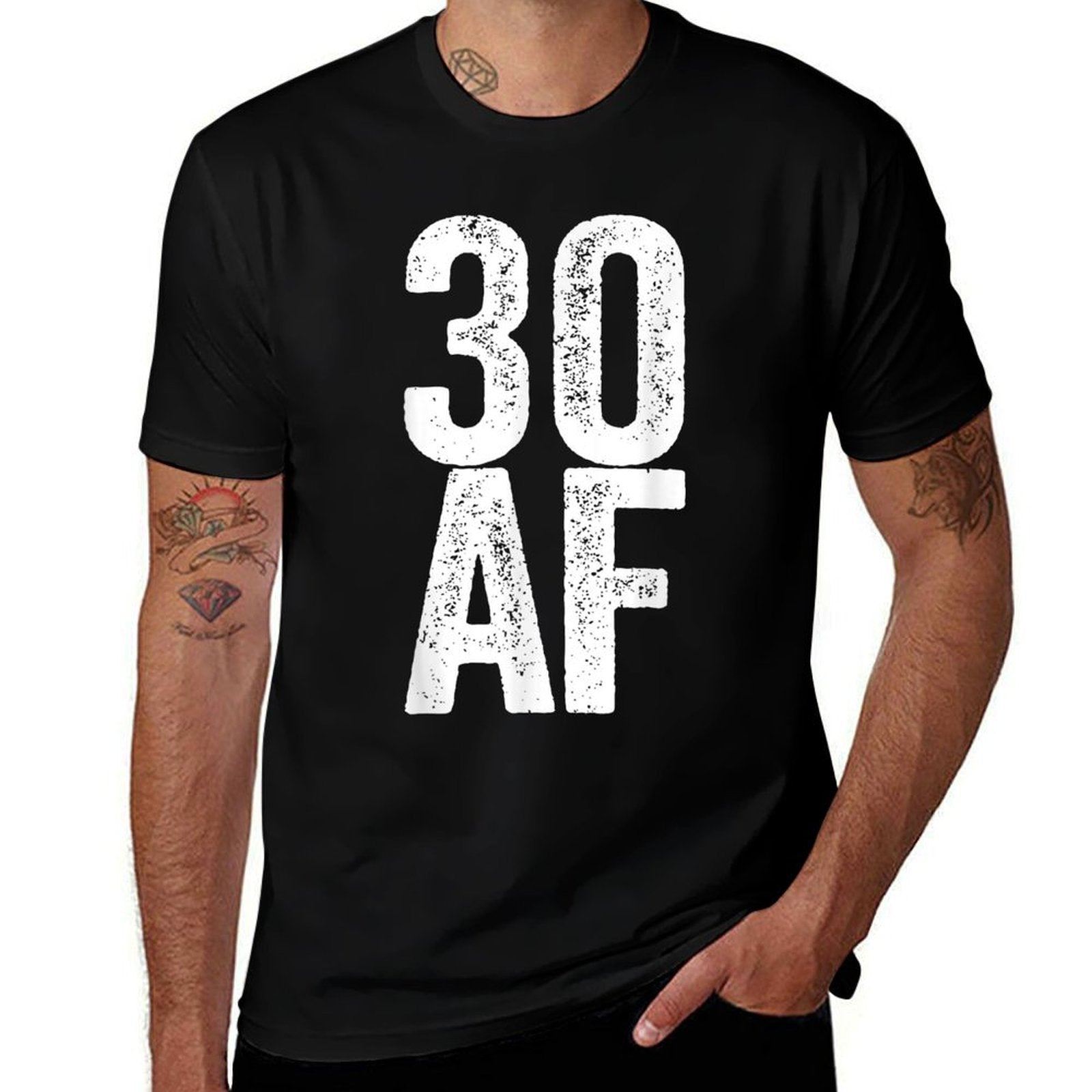30 AF 30th Birthday  Graphic-printed T-Shirt