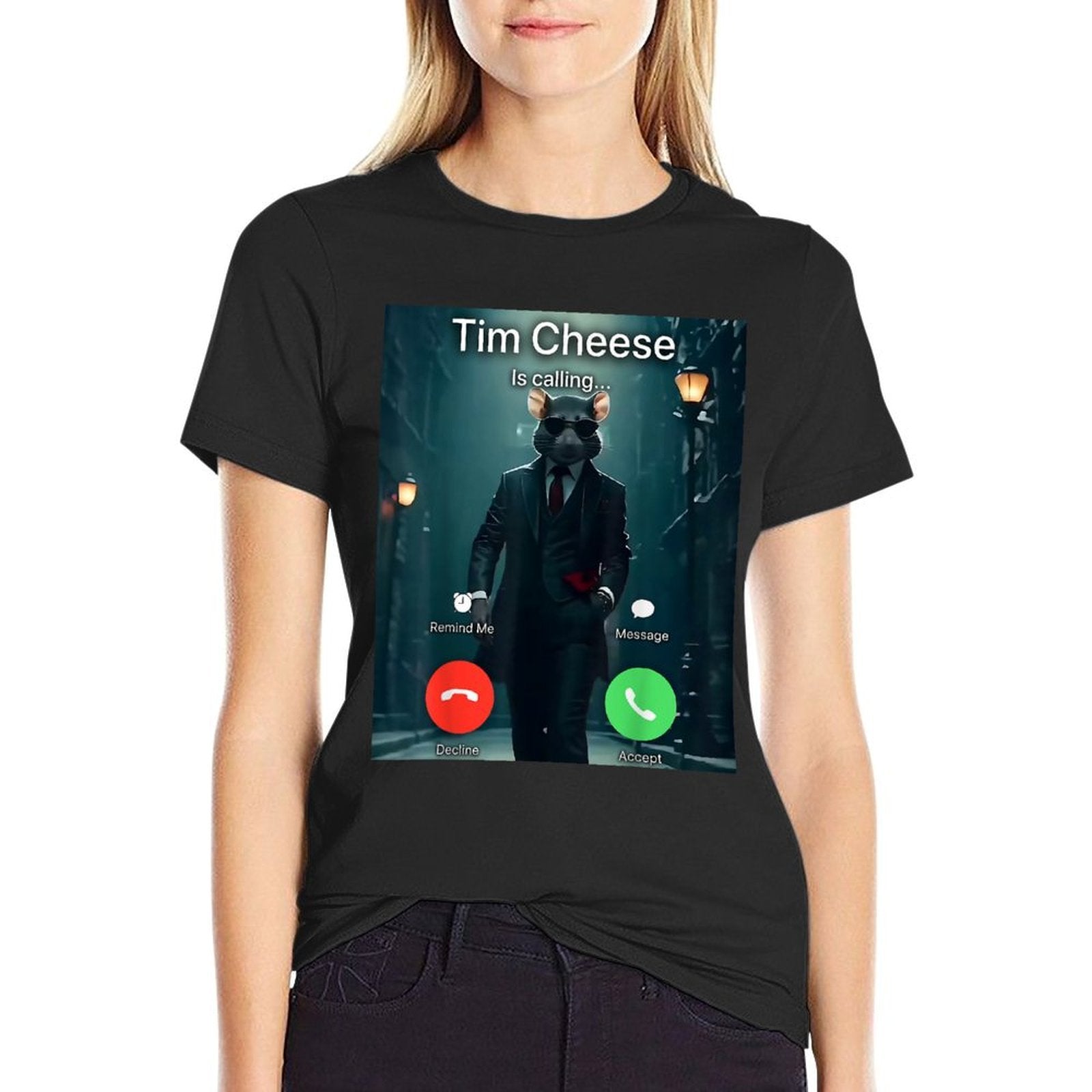 Tim Cheese Meme  Graphic-printed T-Shirt