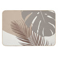 Minimal Monstera Palm Finesse #11 #tropical #decor #art  Rapid-Drying Bath Mat