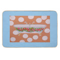 Circles And Suds Bathroom Art Durable Bath Mat