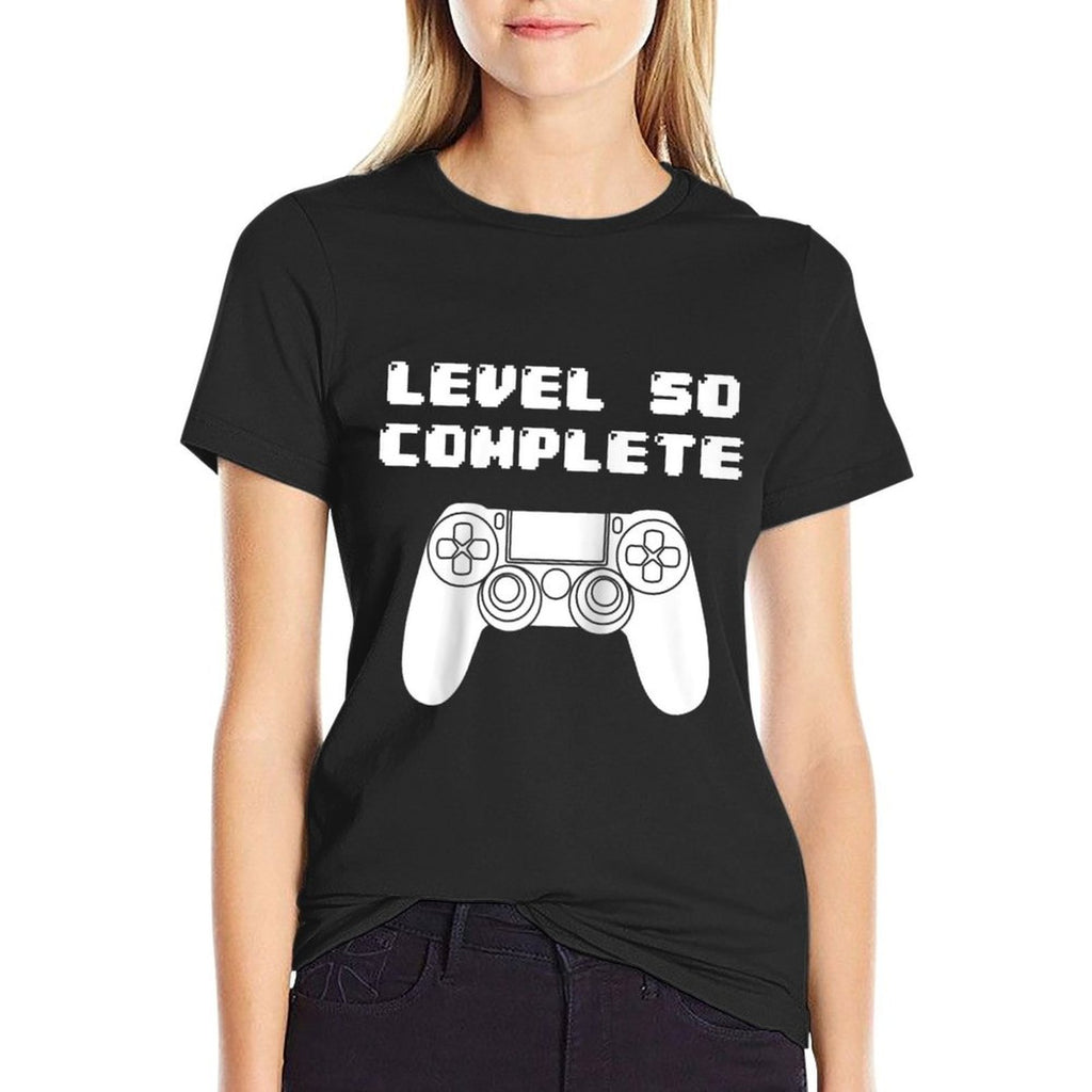 50th Birthday - 50 Years Old Video Gaming, Bday Raglan Baseball  Quick-drying T-Shirt