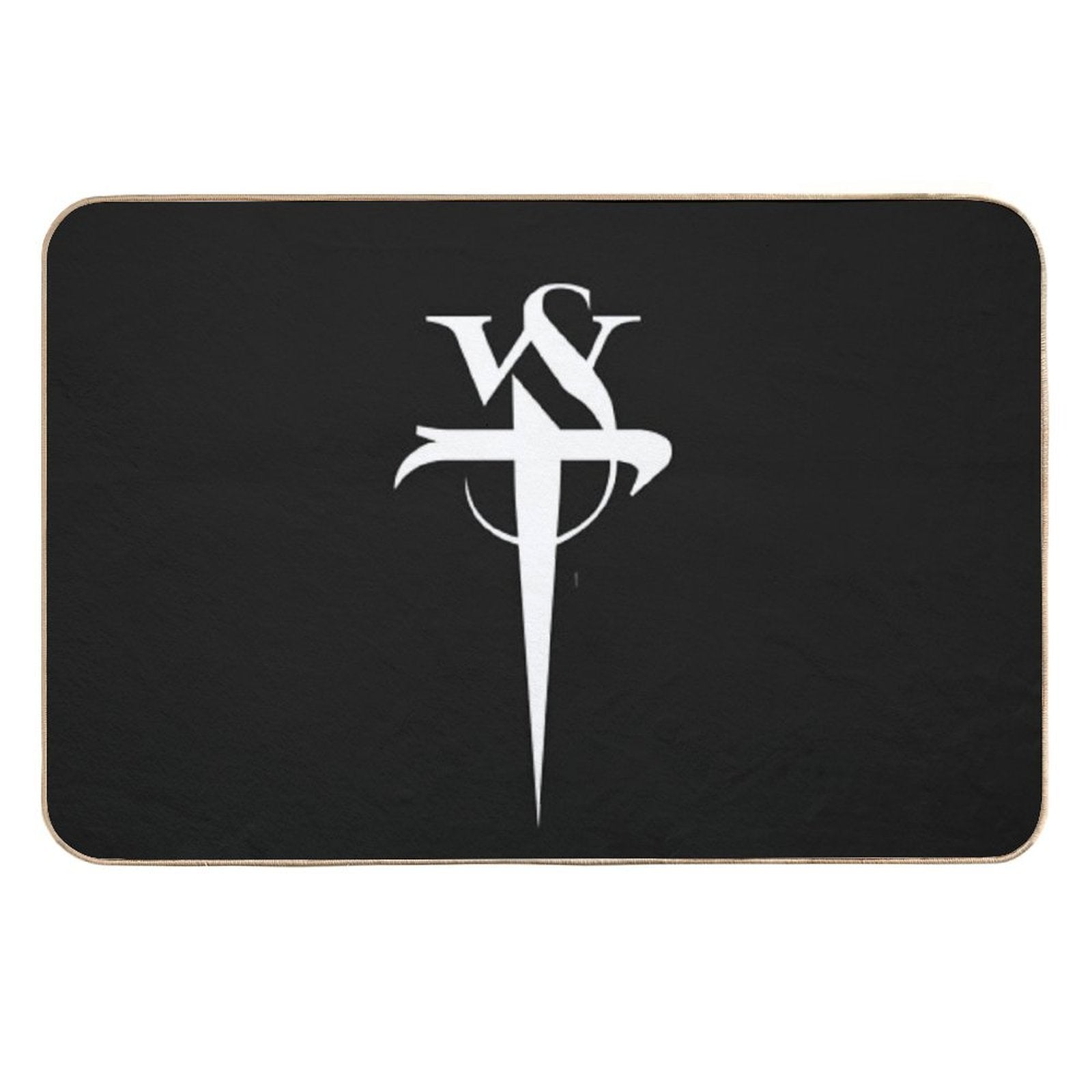 Stabbing Westwared Classic Dagger Logo  Easy Maintenance Bath Mat