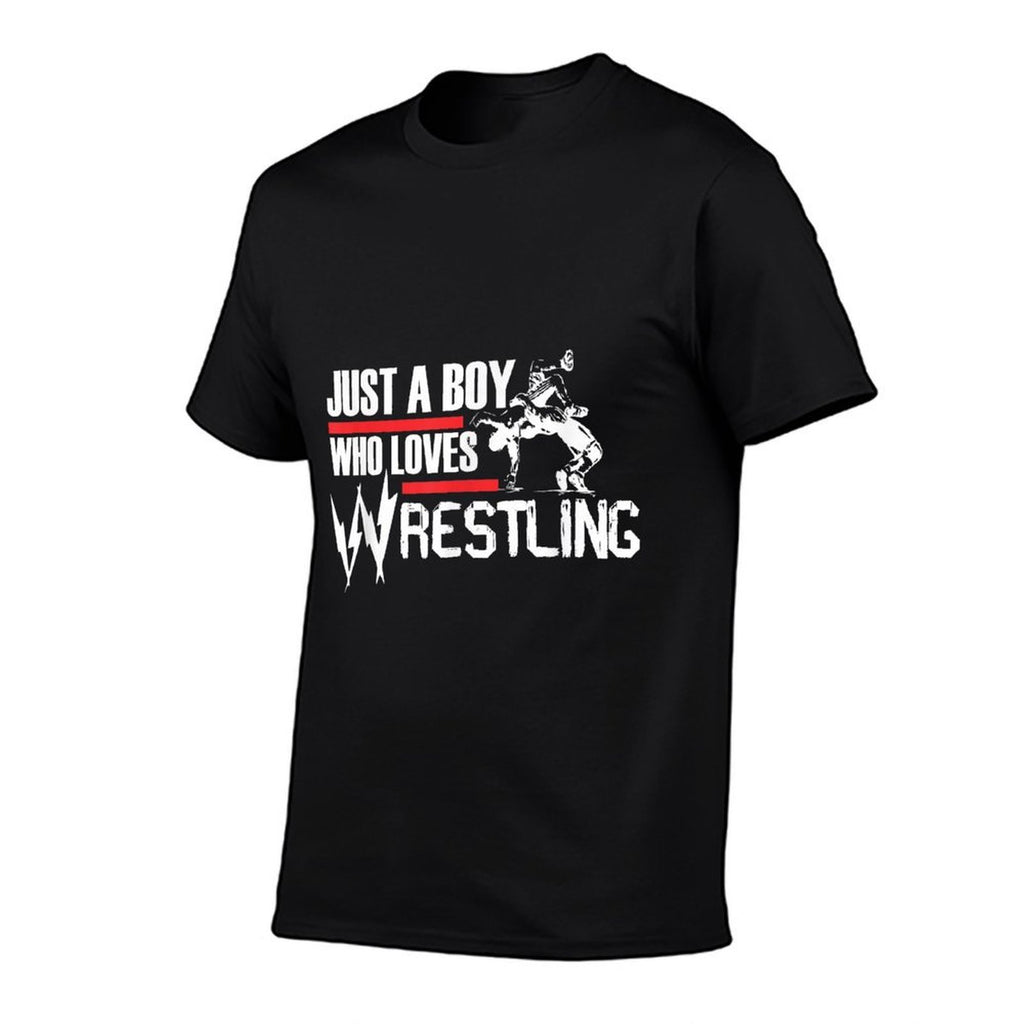 Just A Boy Who Loves Wrestling, Wrestler Wrestle, Fighter 2  Classic T-Shirt