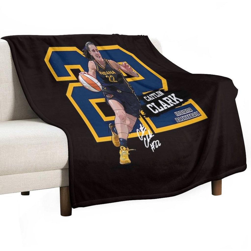 Caitlin Clark 22 Quick-dry Throw Blanket