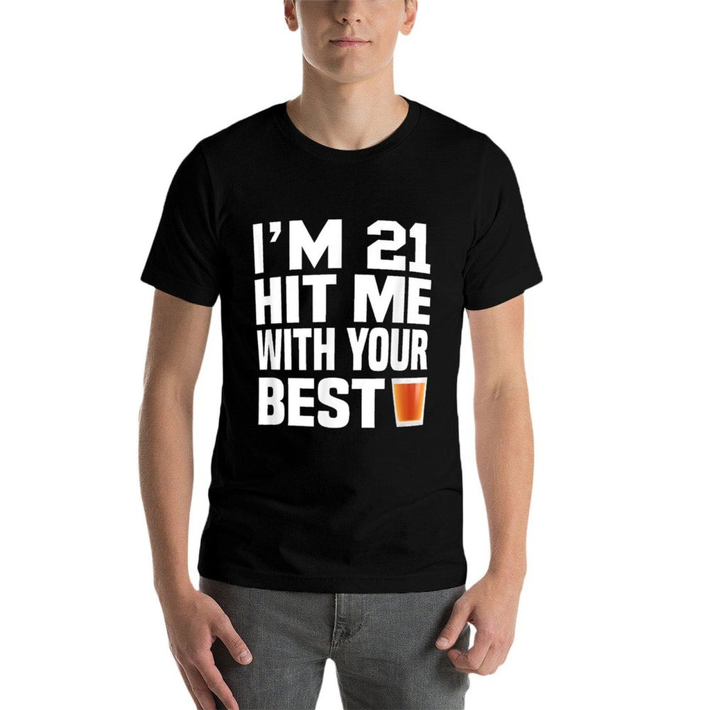 21st Birthday Tshirt Twenty One 21 Gift Idea Party Celebrate  Trendy Pattern T-Shirt