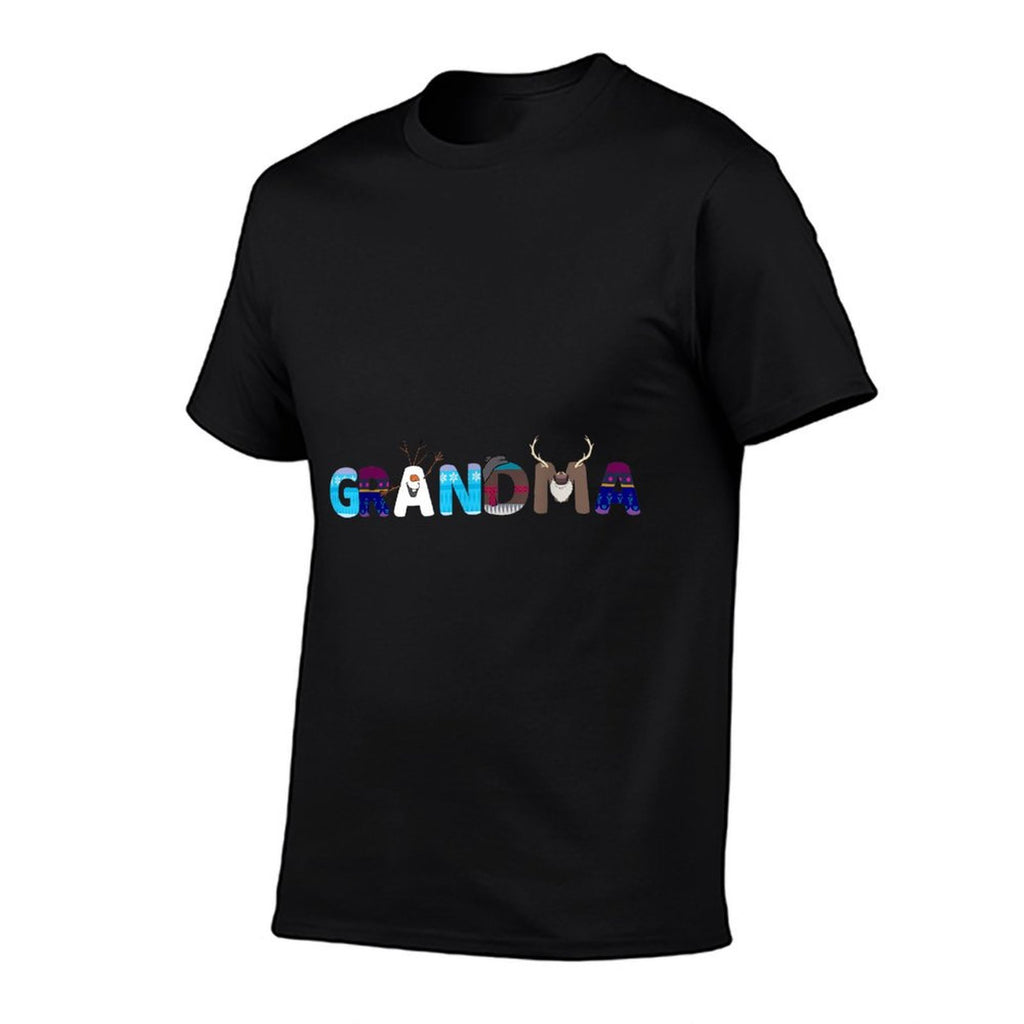 Frozen Grandma Birthday Family Party Snowman Funny Love  Relaxed-fit T-Shirt