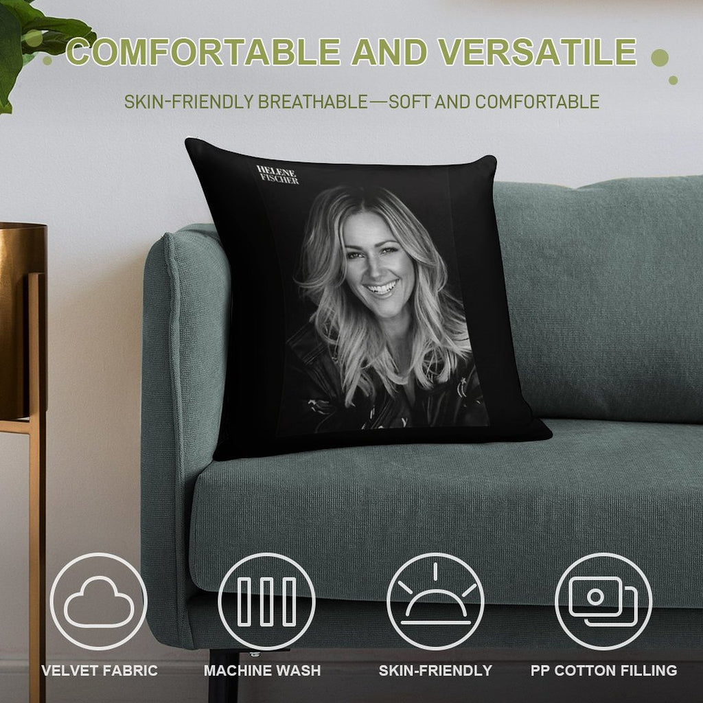Helene Fischer Soft Bedroom Essential Throw Pillow