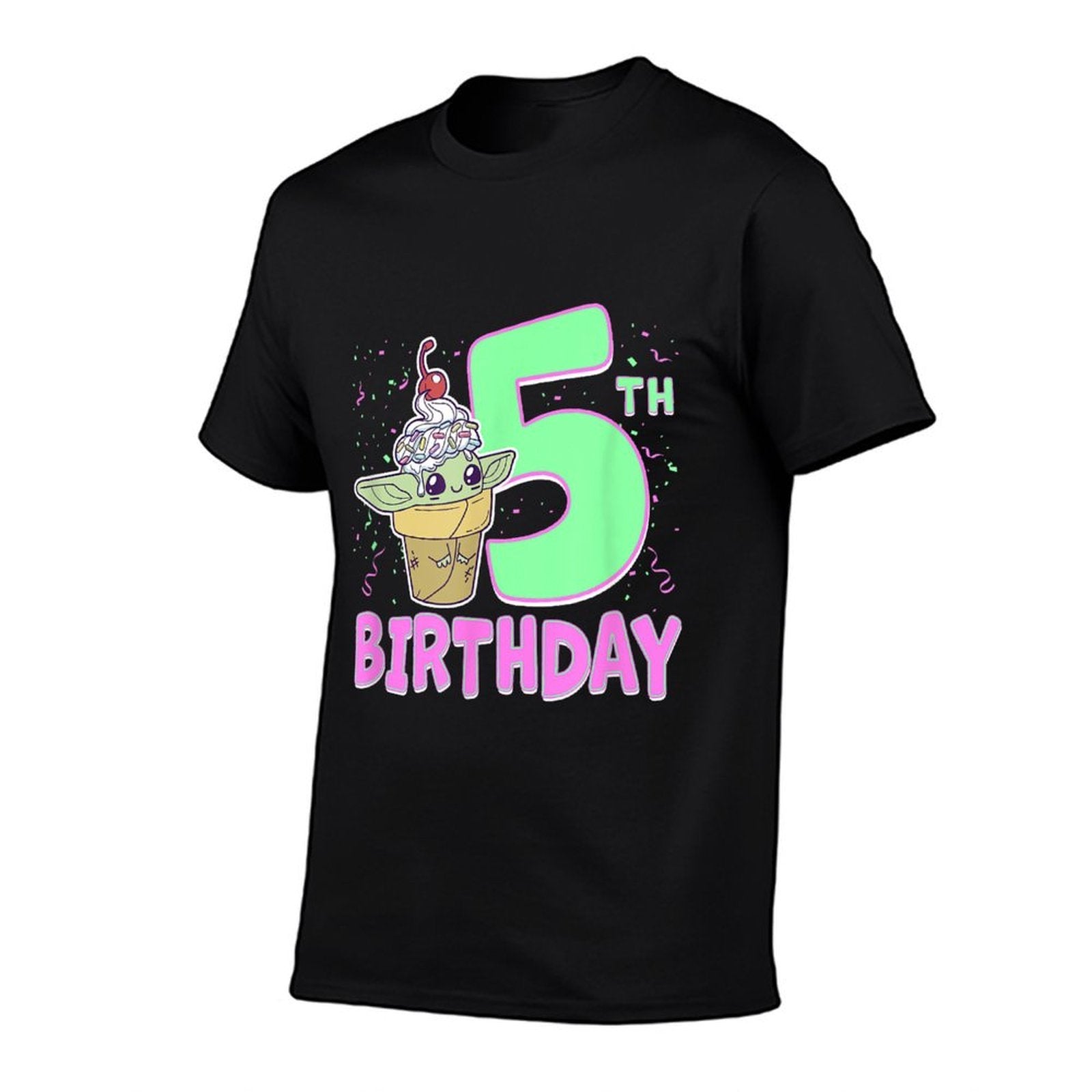 Star Wars The Mandalorian Grogu 5th Birthday Treat  Durable T-Shirt