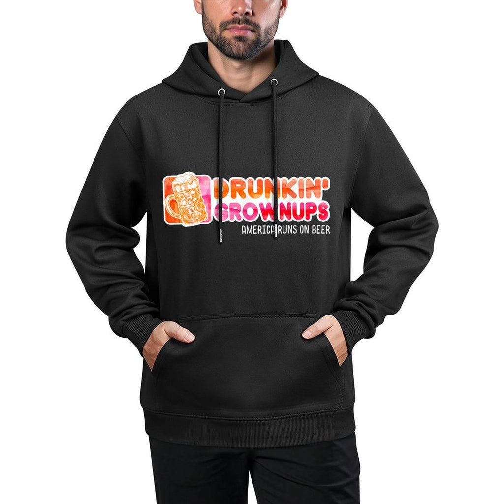 Drunken Grownups American Dad Run On Beer Funny Customizable Surface Hoodie