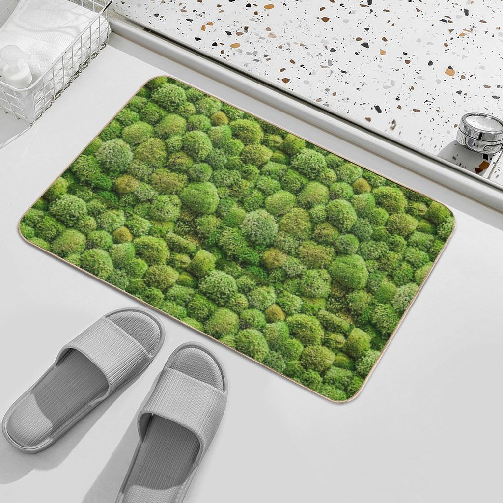 Moss Elegance  Repositionable Bath Mat