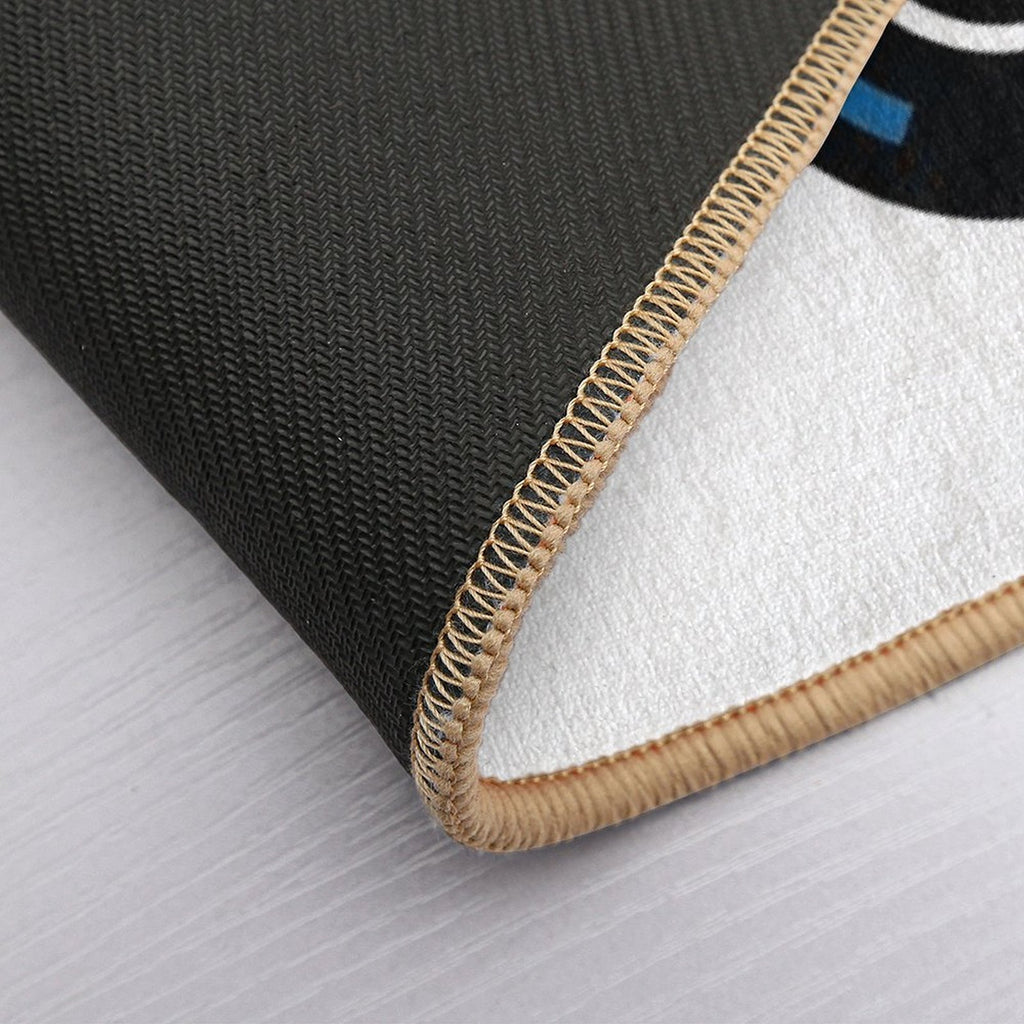 Funny Design I'm Wet (Wet Tyre Design - Black)  Eco-Friendly Bath Mat