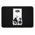 Retro Vintage Feeding The Pigeons Retro Wave  Rapid-Drying Bath Mat