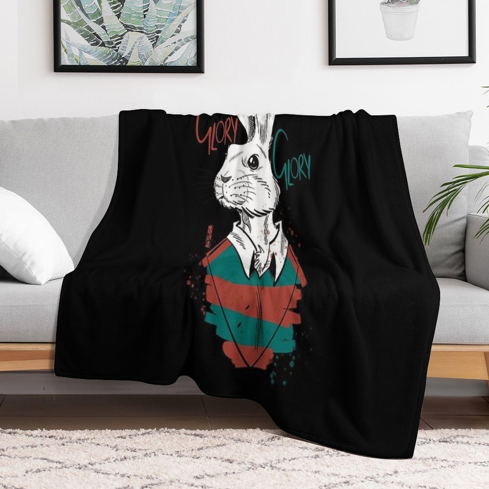 Glory Glory Easy Care Throw Blanket