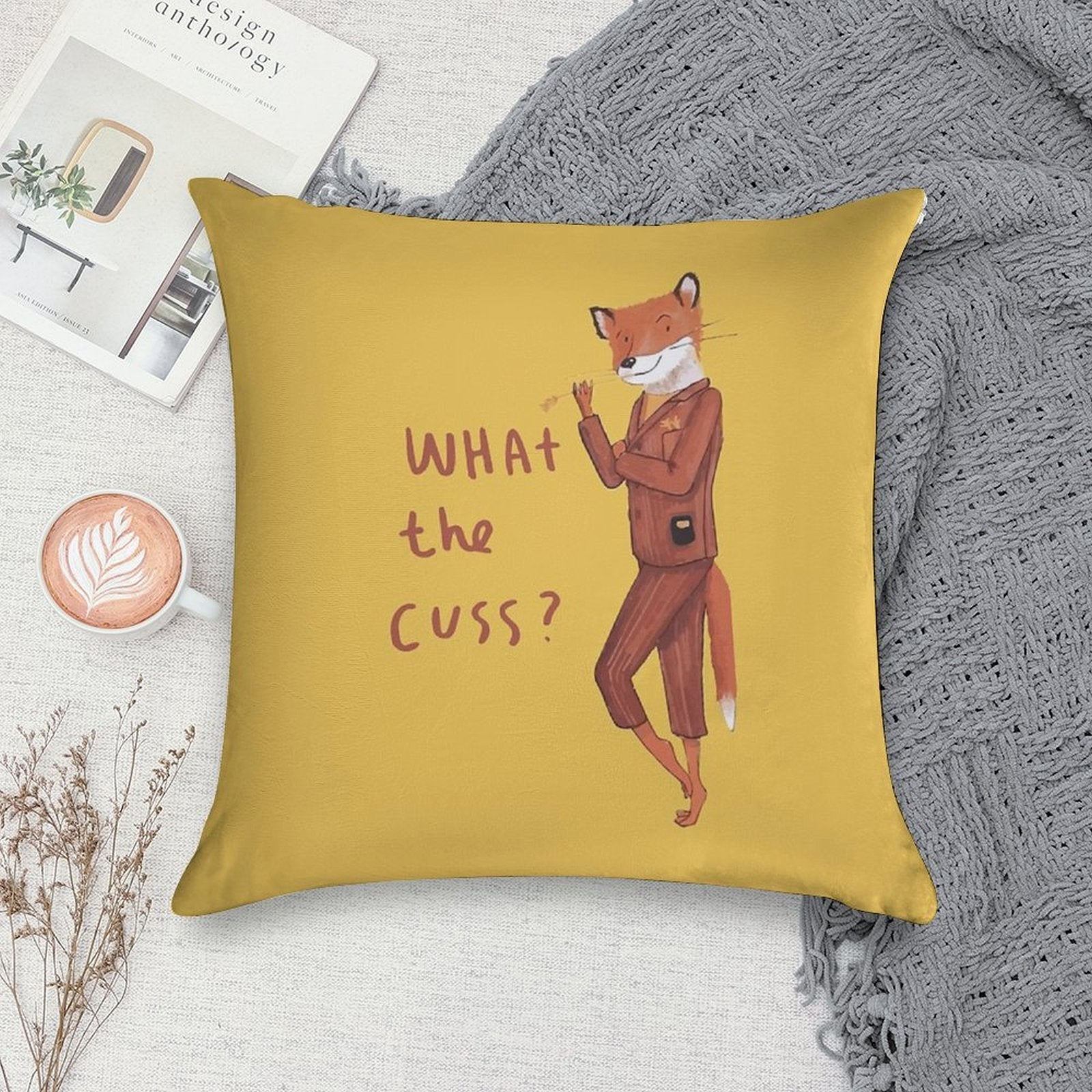 Fantastic Mr Fox Soft Style Accent Throw Pillow