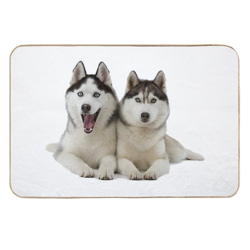 Huskies!  Multi-Purpose Bath Mat