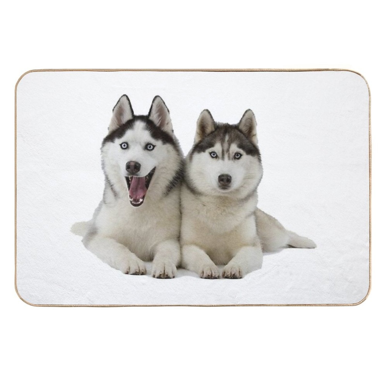 Huskies!  Multi-Purpose Bath Mat