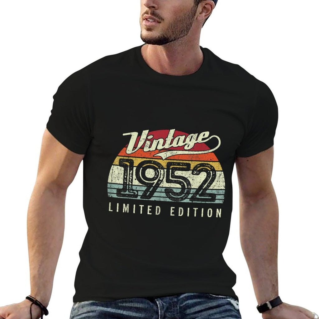 Vintage 1952 Limited Edition 70 Years Old 70th Birthday  Odor-resistant T-Shirt