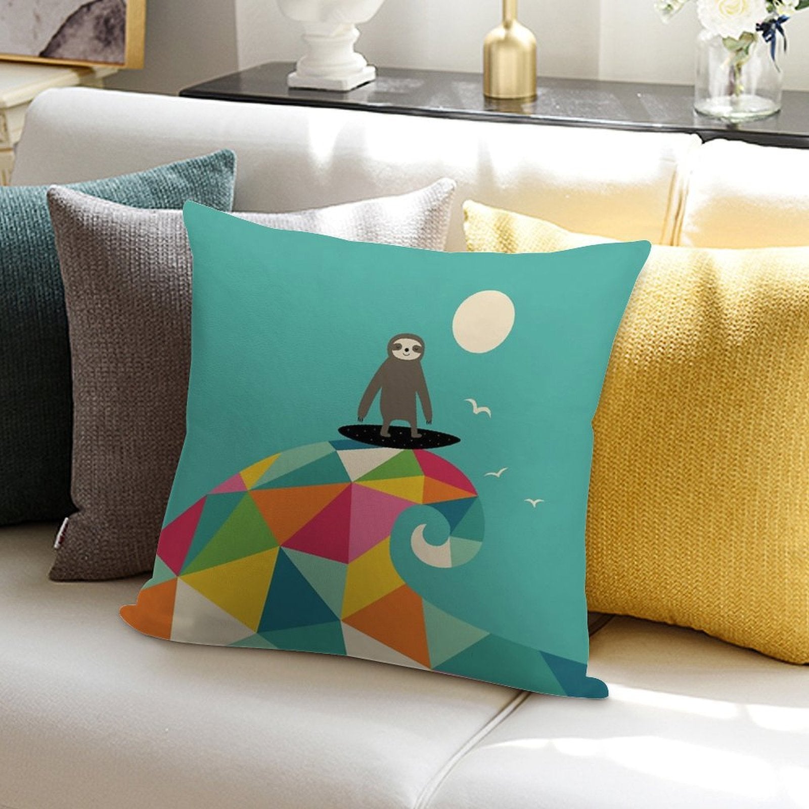 Surfs Up Soft Multiple Sizes Throw Pillow