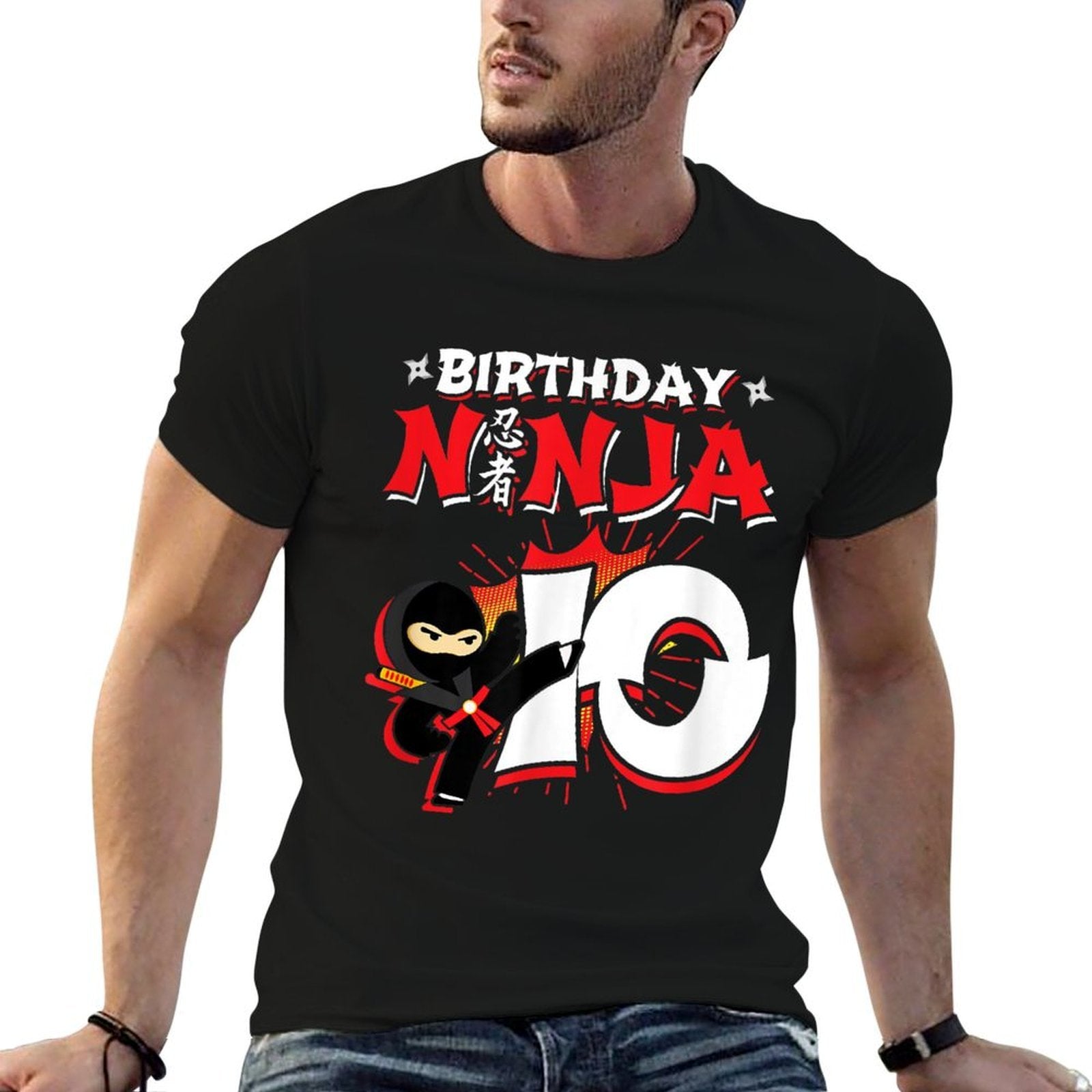 Ninja Birthday Party - 10 Year Old - Birthday Ninja 10  Durable T-Shirt