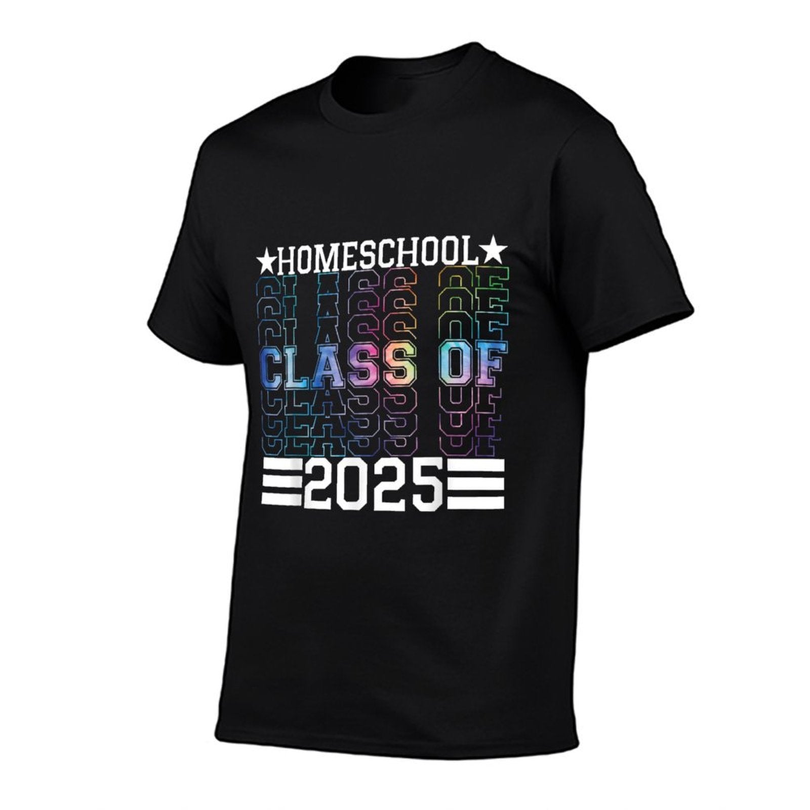 Homeschool Class Of 2025 Senior Graduation  Easy-care T-Shirt