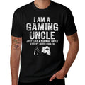 I Am A Gaming Uncle Funny Video Gamer Gift Video Game Lover  Trendy Pattern T-Shirt