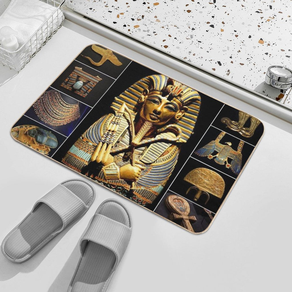 King Tutankhamun Artifacts  Eco-Friendly Bath Mat