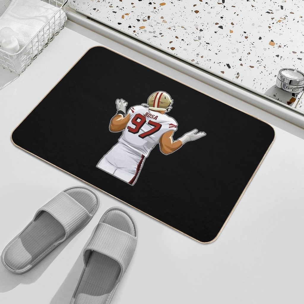 Nick Bosa After Sacking Sticker  Odorless Bath Mat