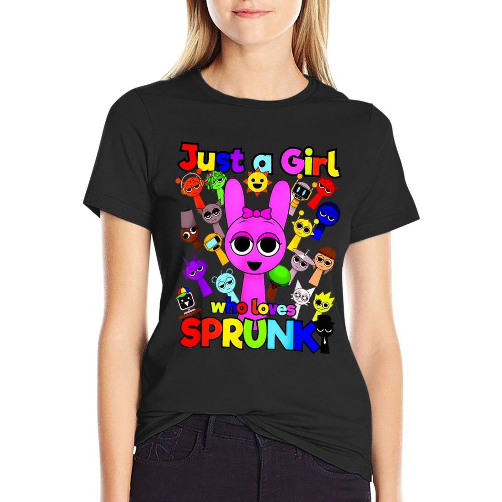 Sprunky Boys Oren Just A Boy Who Loves Sprunky  Trendy Pattern T-Shirt