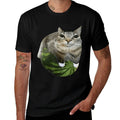 Watermelon Cat Meme  High-quality Stitching T-Shirt