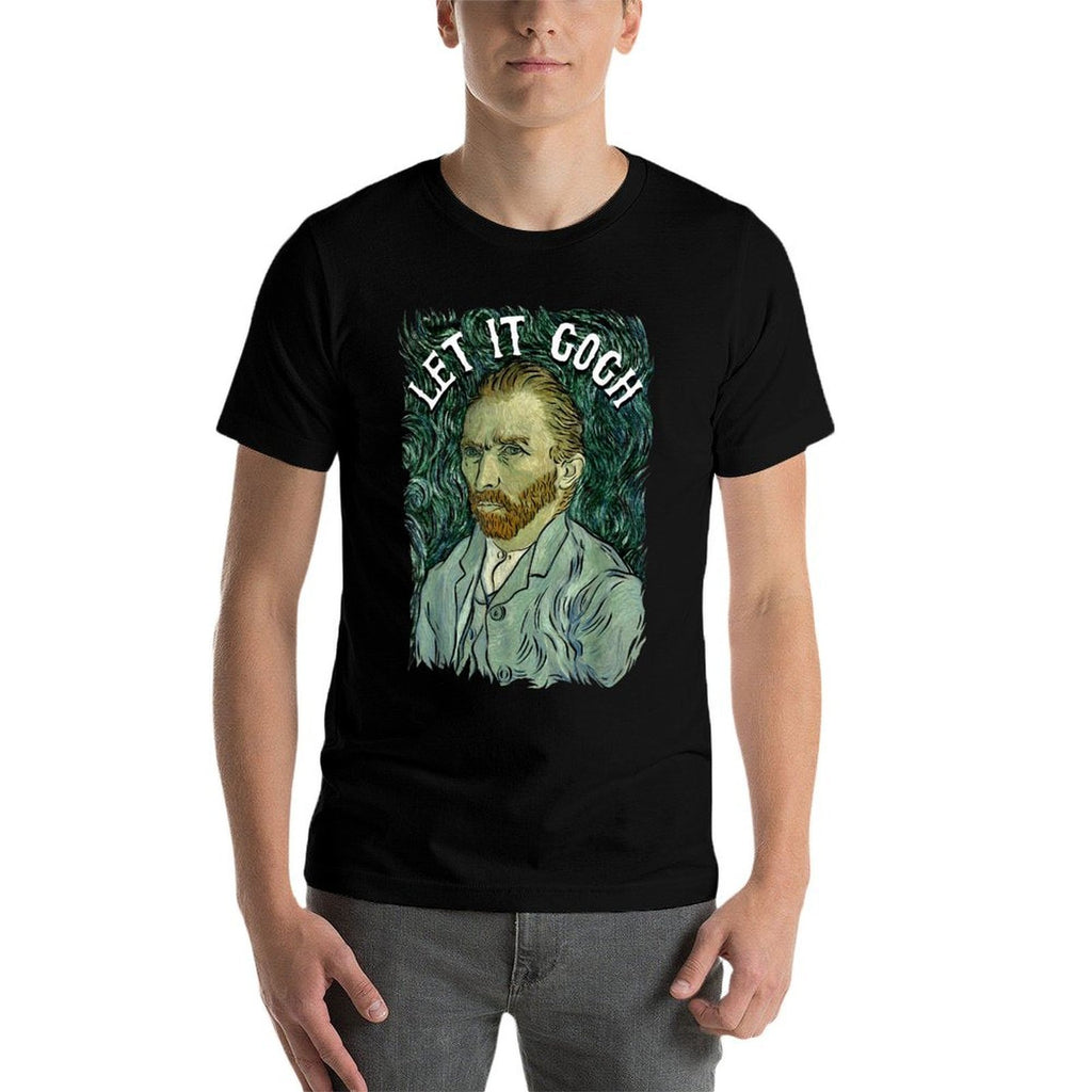 Let It Gogh T Vincent Van Gogh Artist Funny Image Gift  Classic T-Shirt