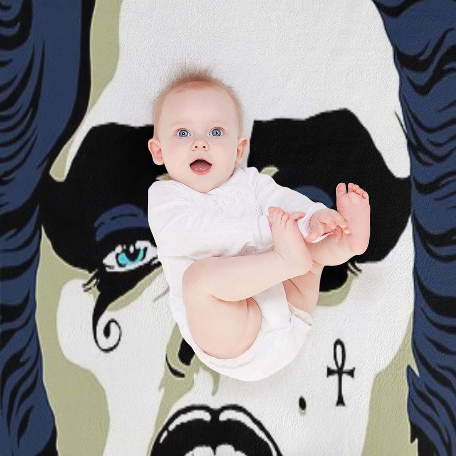 Gentlemen Prefer Goths Premium Throw Blanket