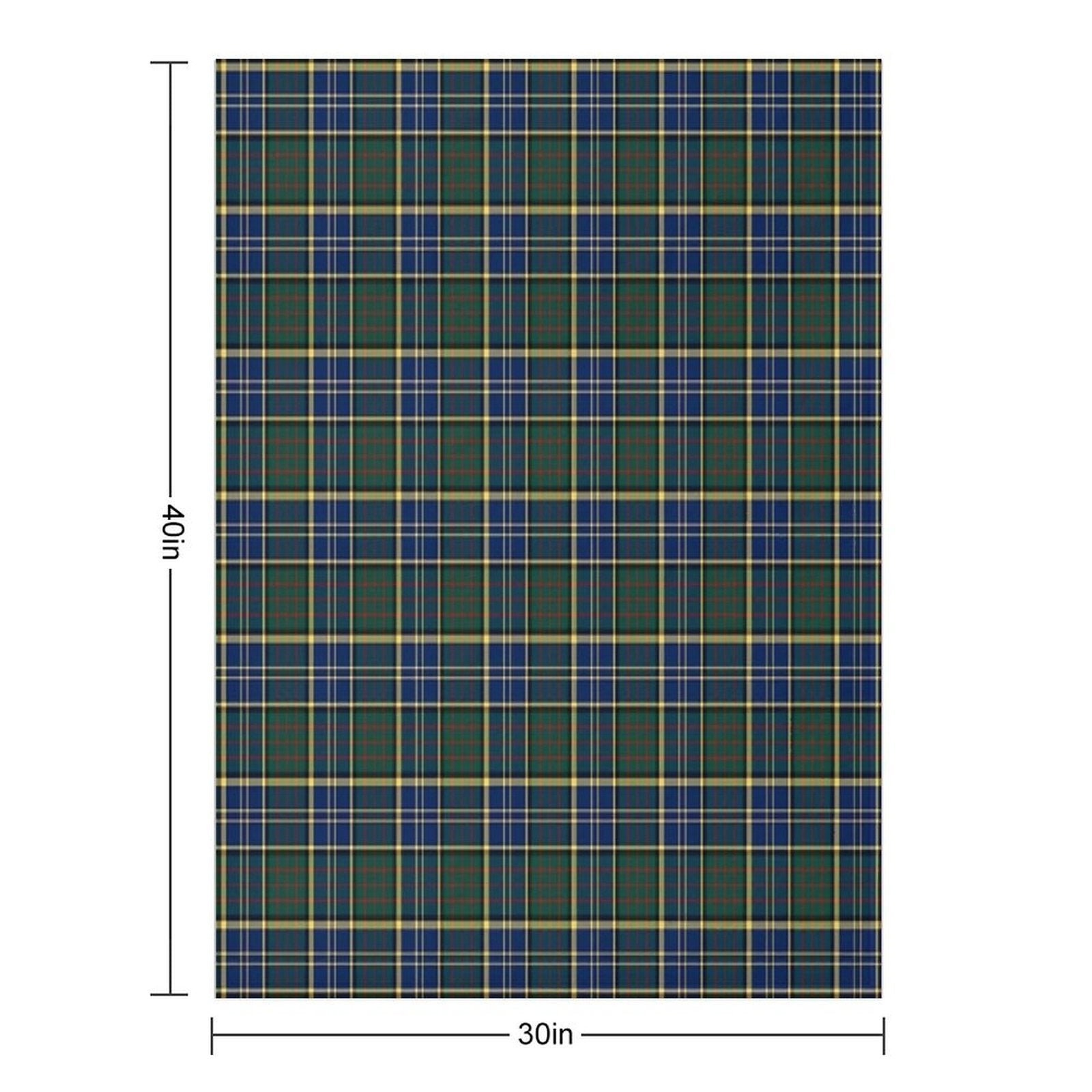 Clan MacMillan Hunting Tartan Eco-conscious Throw Blanket