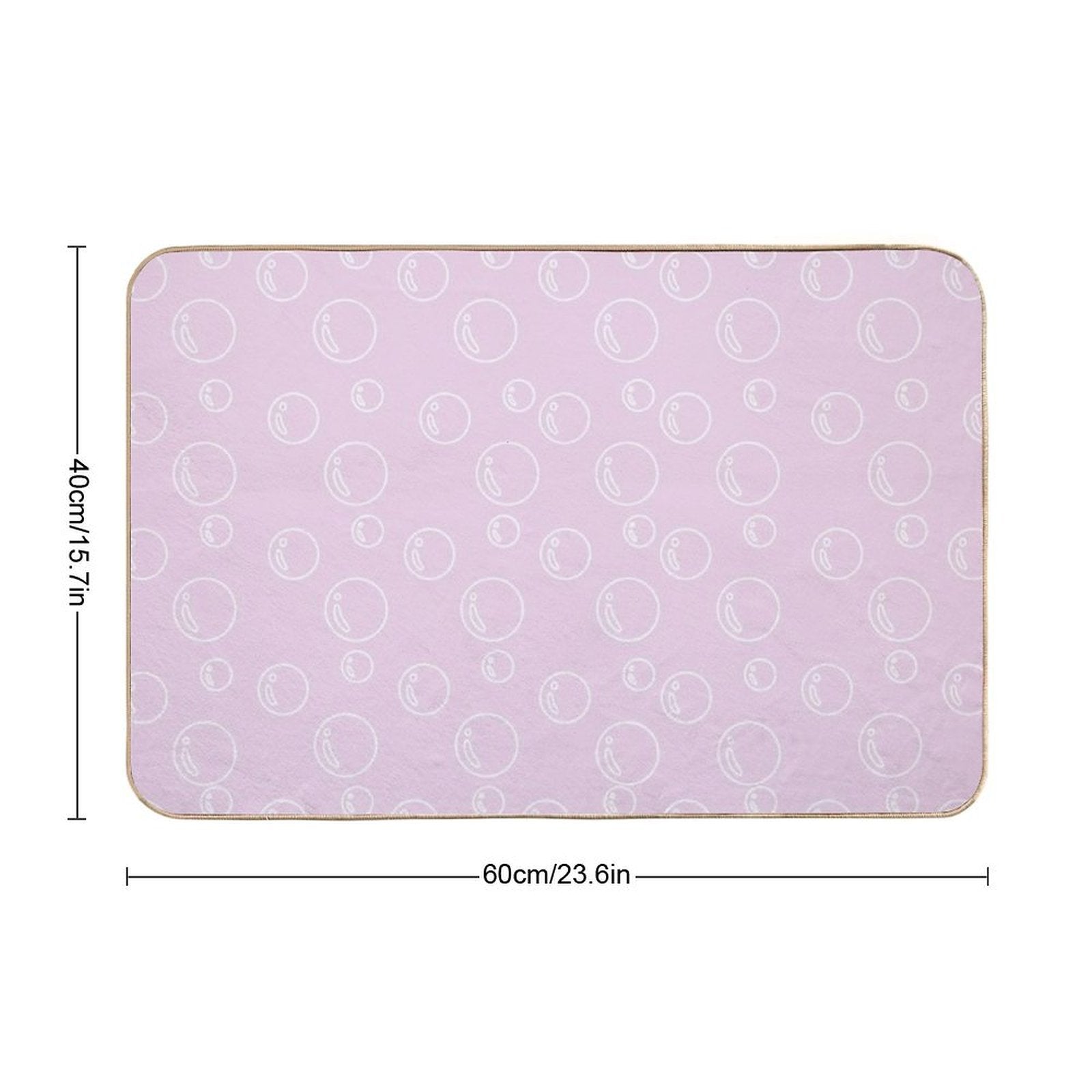 Bubble Design  Anti-Trip Bath Mat