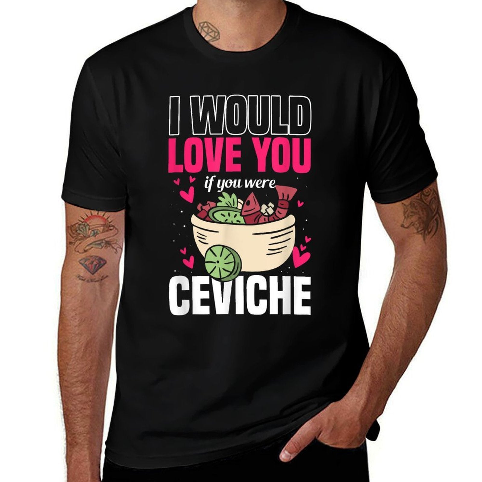 Ceviche Fan Peruvian Seafood Lover Peru Food Meal Ceviche Comfortable T-Shirt