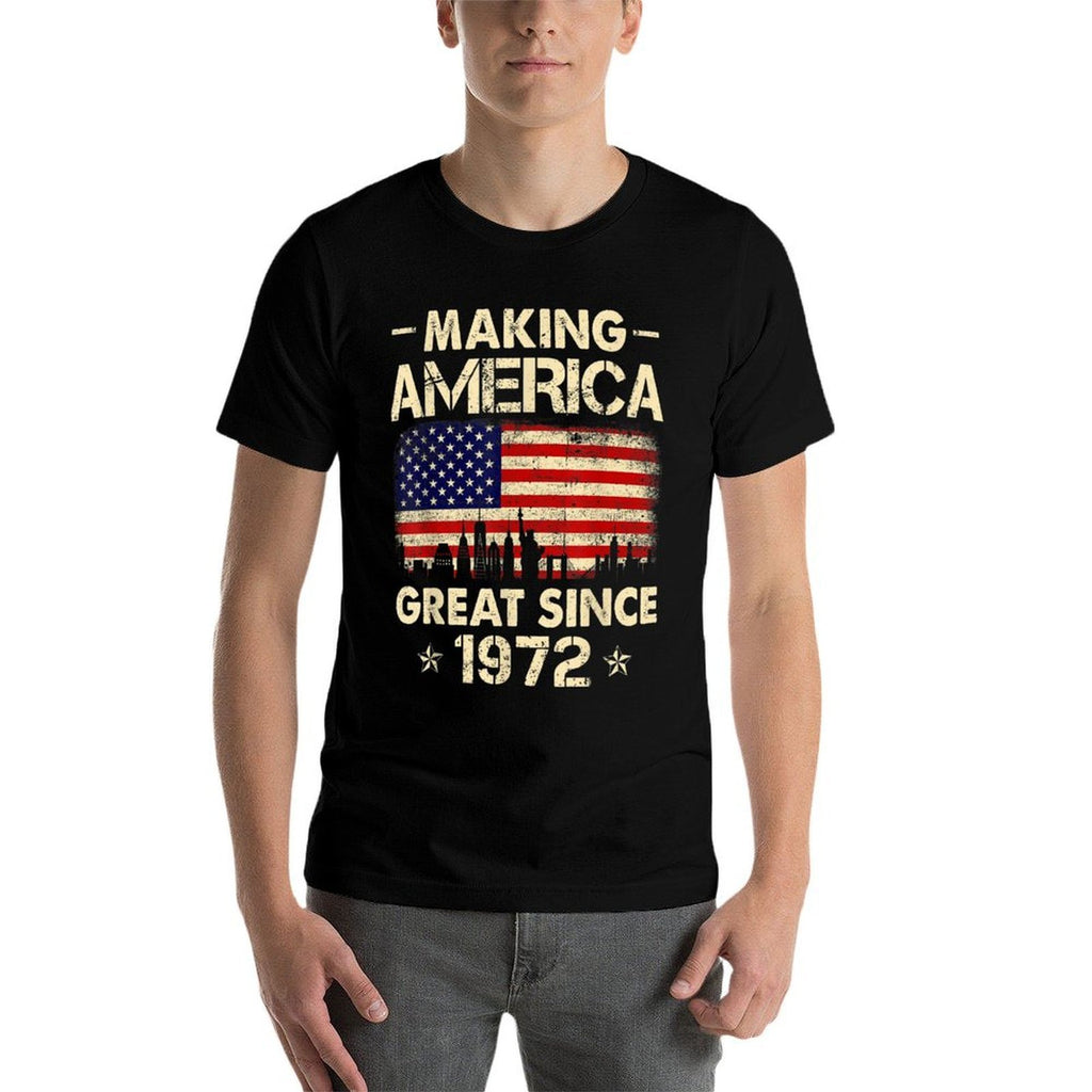 Making America Great Since 1972 Retro 50th Birthday USA  Durable T-Shirt
