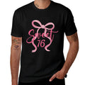 Sweet Sixteen 16th Birthday Girl Coquette 16 Year Old  Vintage-inspired T-Shirt