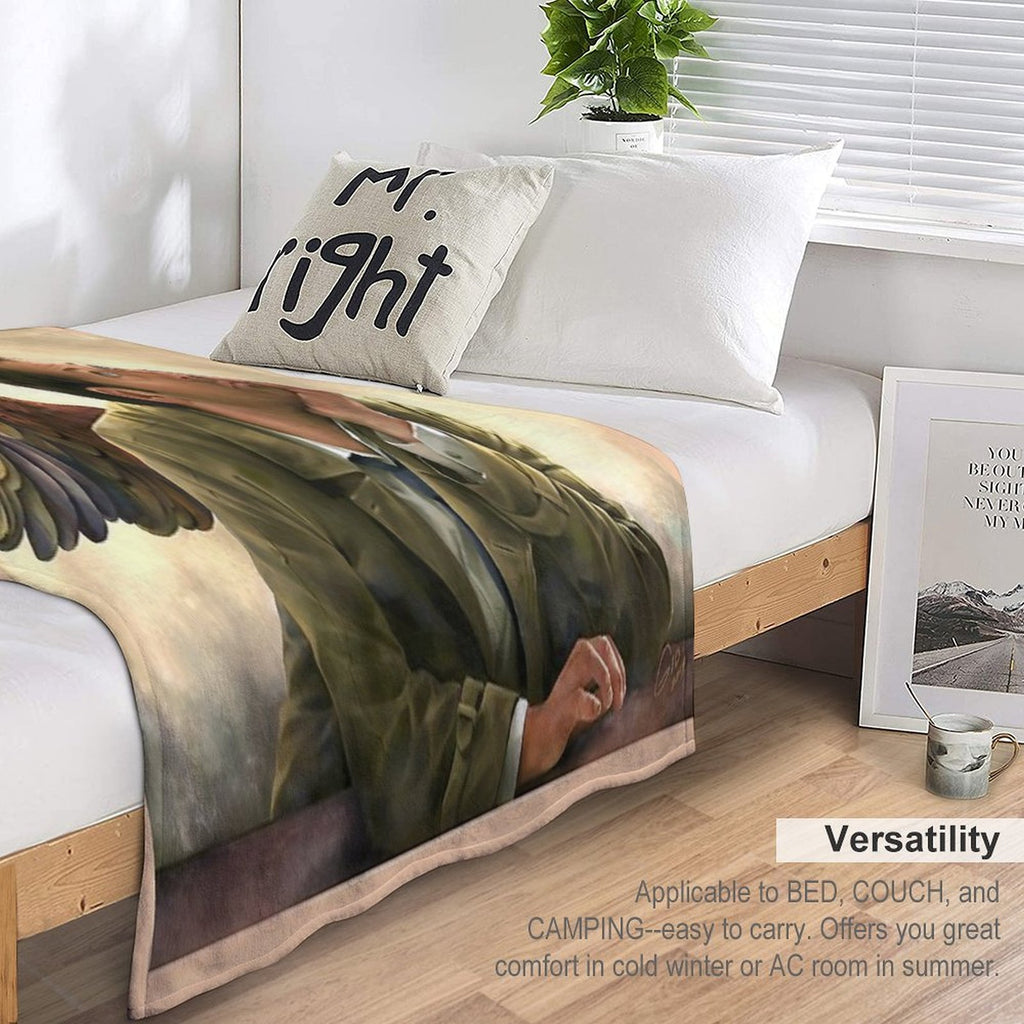Castiel Renaissance Style Wrinkle-free Throw Blanket