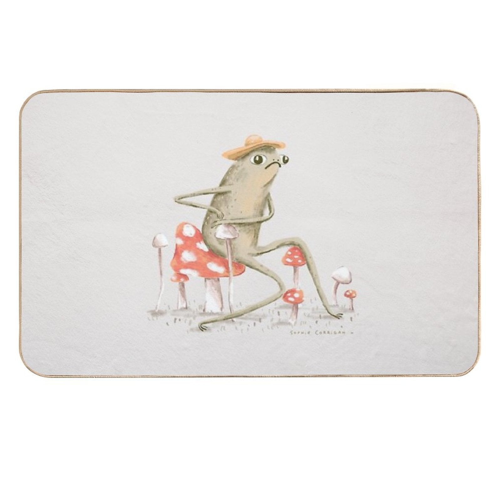 Awkward Toad  Anti-Trip Bath Mat